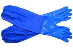 PVC Long Cuff Oil Resistant Gloves work to keep hands warm during cold weather. See more suggestions below.