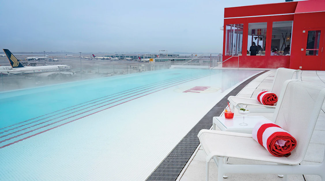 Jet Plane Pool Plane Spotting From the Pool | AQUA Magazine