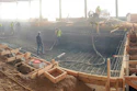 Shooting the ADA swimming pool at The Ridge at Pinehurst Assisted Living Facility, Lakewood, Colo. Significantly reduced dust in an enclosed interior allowed the contractor to use more than one nozzleman and other trades to continue working within the same space, ultimately accelerating the job.