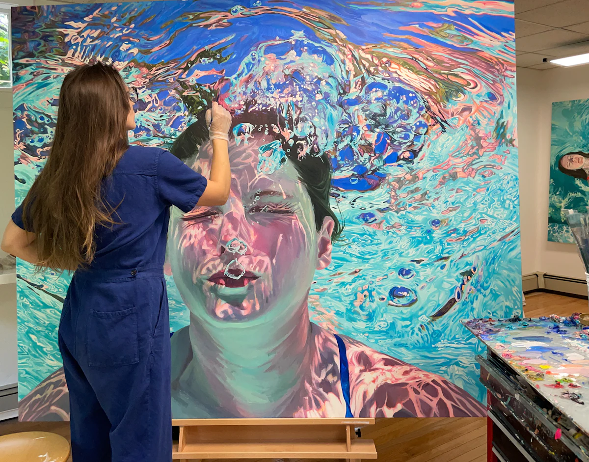 Painter Captures Swimming Scenes | AQUA Magazine