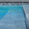 Silver Horizon Tile Border With Silver Antigua Floor Poolsideby Cgt Copy