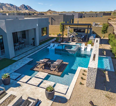 Category: Geometric By: Shasta Pools, Phoenix, Ariz.