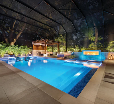 Category: Screened Enclosed Pools By: Ryan Hughes Design Build, Tampa, Fla.