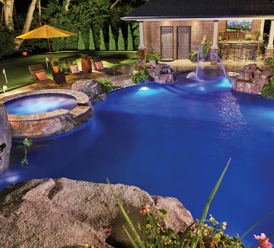 Category: Spoas Built in Conjunction with Swimming Pools By: Shehan Pools, Florence, KY.