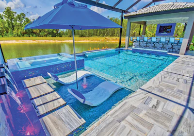 Category: SCREEN ENCLOSED POOLS By: Superior Pools of Southwest Florida, Port Charlotte, Fla.