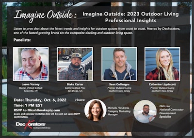 2023 Outdoor Living Pro Insights Zoom Panel