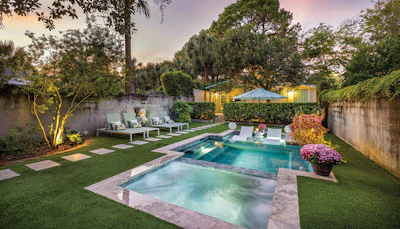 Category: GEOMETRIC By: Heritage Pools, North Charleston, S.C.