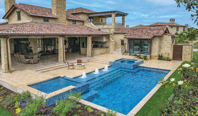 Category: GEOMETRIC By: Texas Pools, The Woodlands, Texas