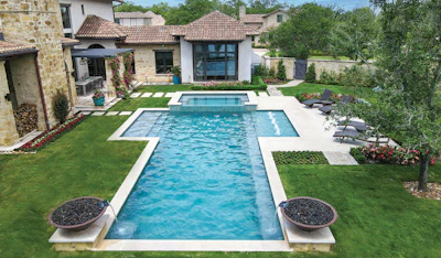 Category: GEOMETRIC By: Texas Pools, The Woodlands, Texas