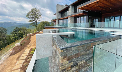 Category: POOLS WITH A VANISHING EDGE By: Artisan Pools NC, Kitty Hawk, N.C.
