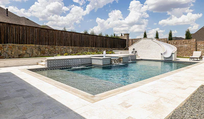 Category: GEOMETRIC By: Riverbend Sandler Pools, Plano, Texas