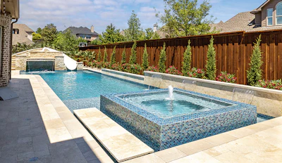 Category: GEOMETRIC By: Riverbend Sandler Pools, Plano, Texas