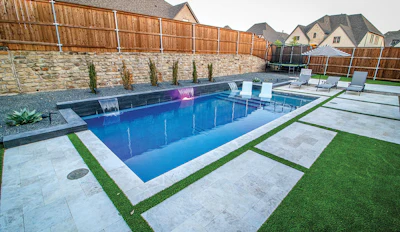 Category: GEOMETRIC By: Southernwind Pools, McKinney, Texas