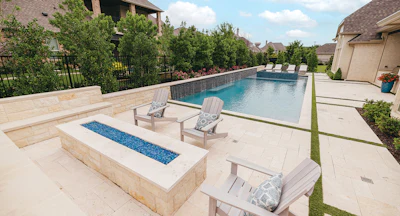Category: TRADITIONAL By: Claffey Pools, Southlake, Texas