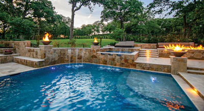Category: Geometric By: Claffey Pools, Southlake, Texas