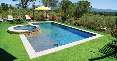 Category: SPAS BUILT IN CONJUNCTION WITH SWIMMING POOLS By: Diffazur Piscines, Saint-Laurent-Du-Var, Alpes-Maritimes