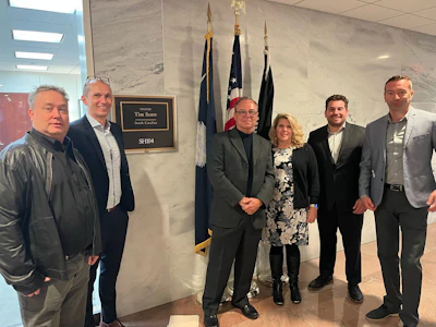 The Coalition met with representatives from Georgia Representative Tim Scott's Office. Shown from left to right: Jeff Gormada, Premier Aquatics; Viktor Nekoranee, High Sierra Pools; Doug Winkler, Winkler Pool Management; Laurie Flanagan, DCLRS; Jason Davidson, PHTA; Radek Kaczor, High Sierra Pools.