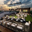 A rooftop view of the winning design concept, created by Rance Schindler of Complete Exterior Solutions.