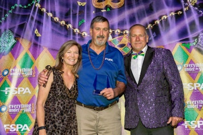 Photo (from L to R): FSPA Board Vice President Deidre Bedford, FSPA Hall of Fame inductee Rob Sanger, and FSPA Board President Don Ball.