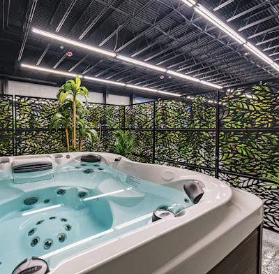 Not only can staff utilize the gym, they can also enjoy the health benefits from a nice hot tub soak.