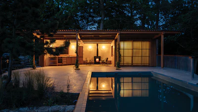 1 D 723 Aq Waterfront1 Front Elevation Dusk Lg