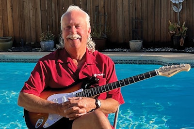 Pictured: Eric Christiansen, founder of The Pool Man’s Band