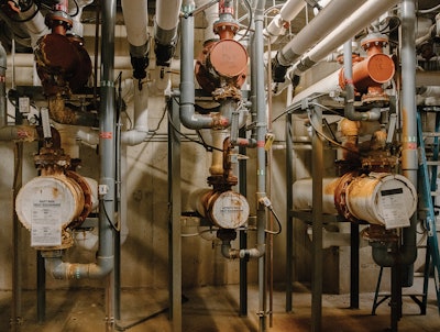 Heat exchangers are most susceptible to corrosion, whether they be the direct-fired heat exchangers of the pool heating units themselves, or in a water-to-water heat exchanger installed to isolate pool water from the water within a boiler.