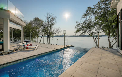Category: FIBERGLASS POOLS | By: Sunset Fiberglass Pools, Lagrange, Ky.