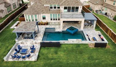 Category: Geometric | By: Riverbend Sandler Pools, Plano, Texas