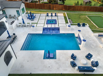 Category: Traditional | By: Claffey Pools, Southlake, Texas