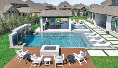 Category: Geometric | By: Texas Pools, The Woodlands, Texas