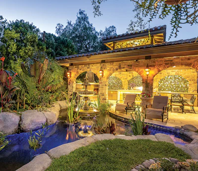 Category: Residential Water Features | By: The Green Scene Landscaping & Swimming Pools, Los Angeles, Calif.