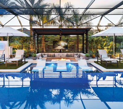 Category: SCREENED ENCLOSED POOLS | By: Ryan Hughes Design Build, Palm Harbor, Fla.