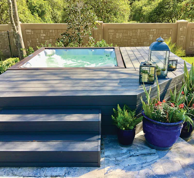 Category: Exterior/Interior Portable Hot Tubs | By: Baldree Pools, Marianna, Fla.