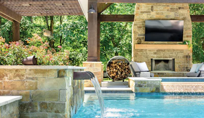Category: Geometric | By Backyard Paradise Luxury Pools, Montgomery, Texas