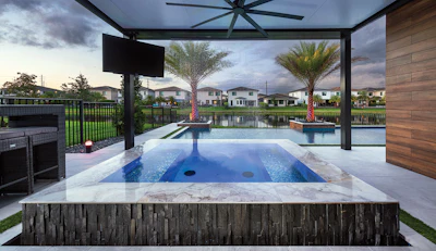 Category: POOLS WITH A VANISHING EDGE | By Ike’s Carter Pools, Oakland Park, Fla.
