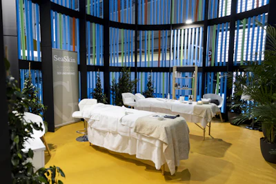 The “Wellness Experience” area of the show is truly an experience.