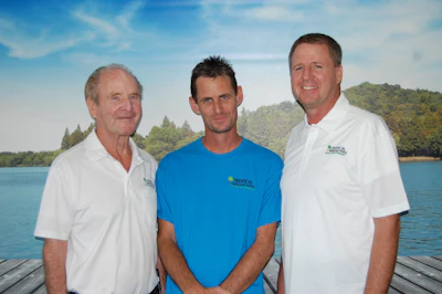 From left to right: Founder Neil Hardy, Manager Brandon Empey, Owner Bruce Hardy