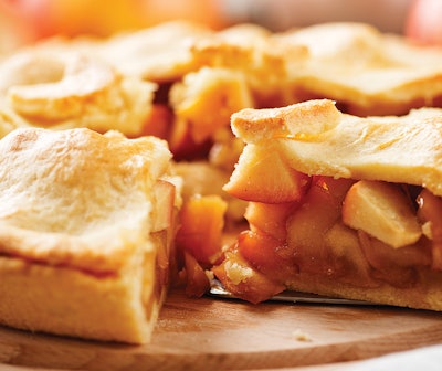 Bicarb, a common pool chemical, is baking soda, the key ingredient in baking scrumptious apple pie!