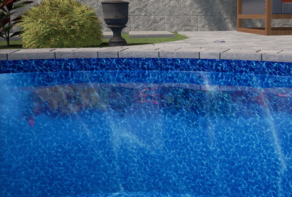 Poolside by CGT: Lake Tahoe Vinyl Pool Liner | AQUA Magazine