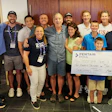 Representatives from Pentair Pool, Step Into Swim, and PHTA at the U.S. Olympic Team Swimming Trials in Indianapolis, Ind.