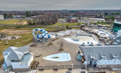 The pool facilities before the retrofit were in need of an update, both outside and in the mechanical room.