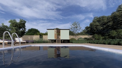 Plankbridge Pool House