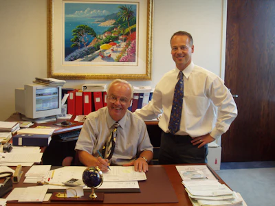 Bob Srand Bob Jr Office2001