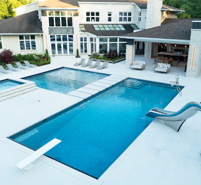 Category: Pools with Automatic Covers - Concrete | By High-Tech Pools, North Olmsted, Ohio