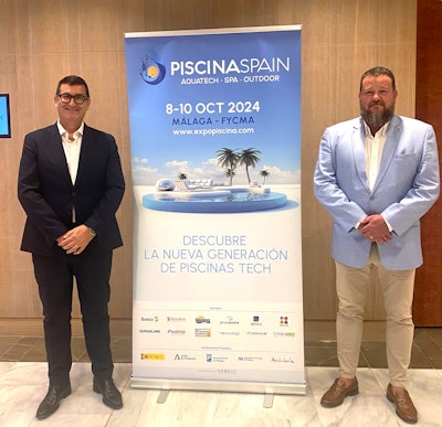 José Jonás Y Pere Giribets En La Presentación Oficial De Piscina Spain