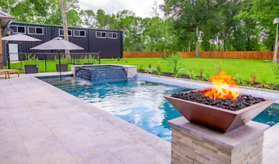 Category: Geometric | By Backyard Paradise Luxury Pools, Montgomery, Texas