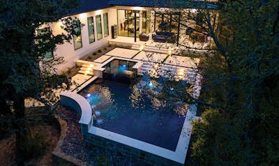 Category: Geometric | By Claffey Pools, Southlake, Texas