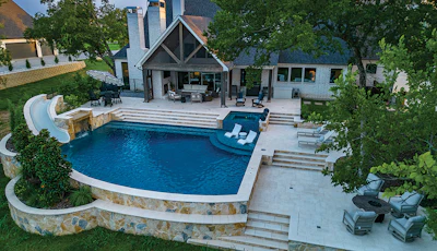 Category: Geometric | By Claffey Pools, Southlake, Texas