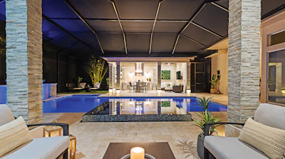 Catgory: Screened Enclosed Pools | By Ryan Hughes Design, Tampa, Fla.